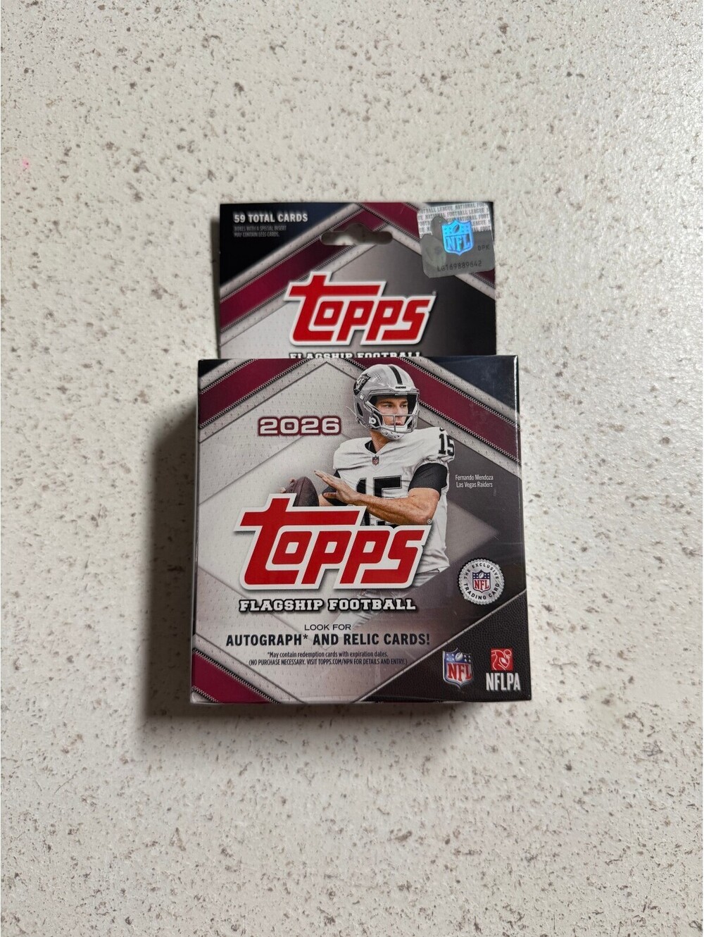 2026 Topps Flagship Football Hanger Box - 59 Cards Per Box SEALED